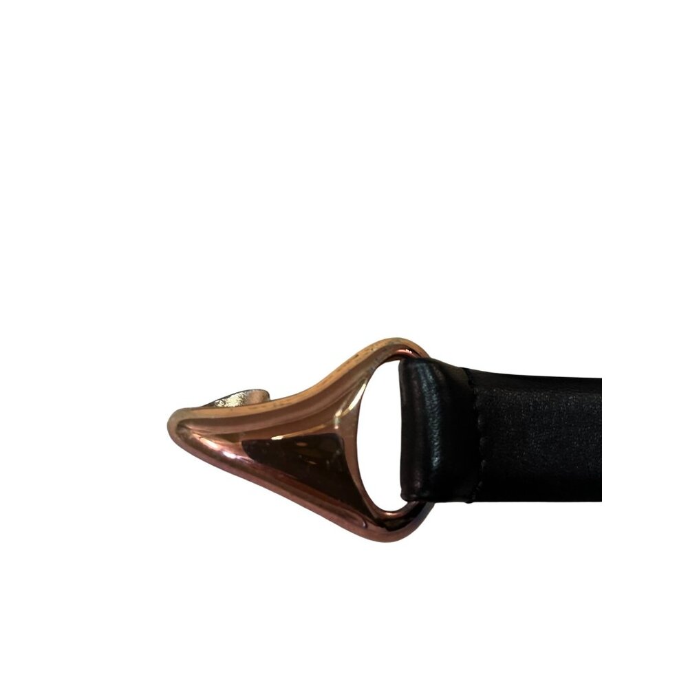 Chicos Belt Womens M/L Used Black Leather - Picture 6 of 16